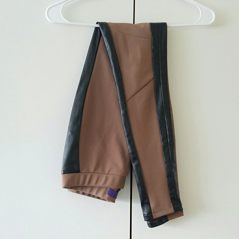 Forever 21 Brown Fitted Pants